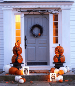 halloween decorations front door